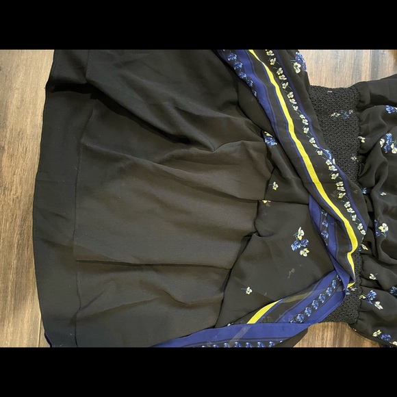 JUICY COUTURE black and floral print dress with cinch waist - Picture 9 of 12